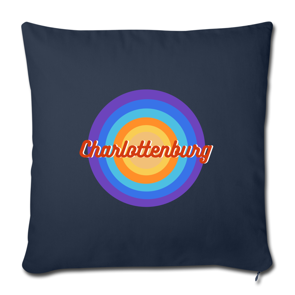 Charlottenburg Retro - Sofakissen mit Füllung (45 x 45 cm) - navy