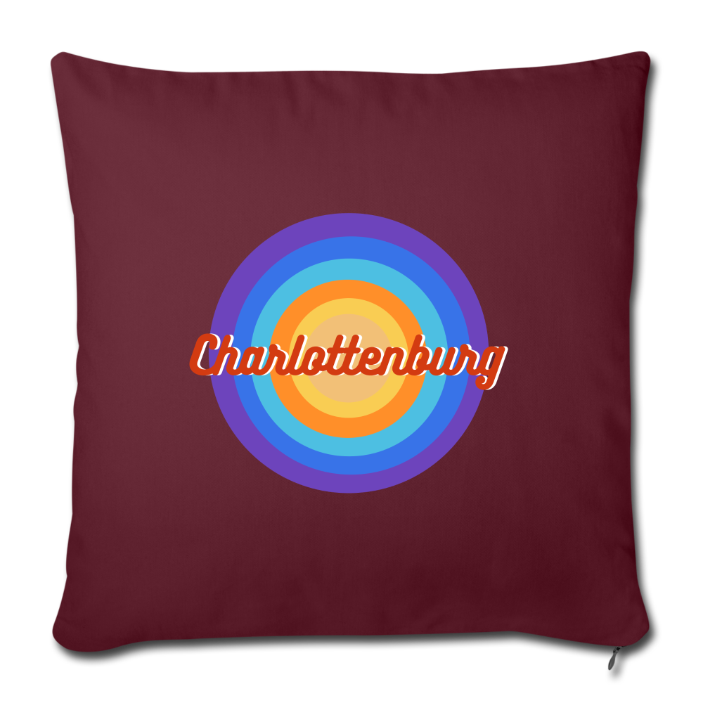 Charlottenburg Retro - Sofakissen mit Füllung (45 x 45 cm) - burgundy