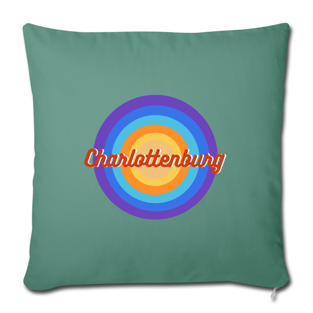 Charlottenburg Retro - Sofakissen mit Füllung (45 x 45 cm) - cypress green