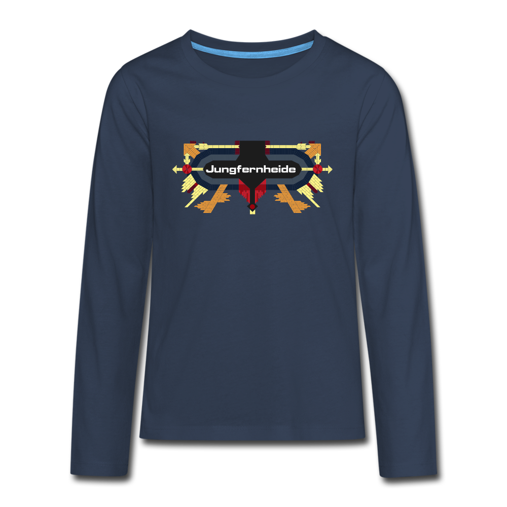 Jungfernheide - Teenager Langarmshirt - navy