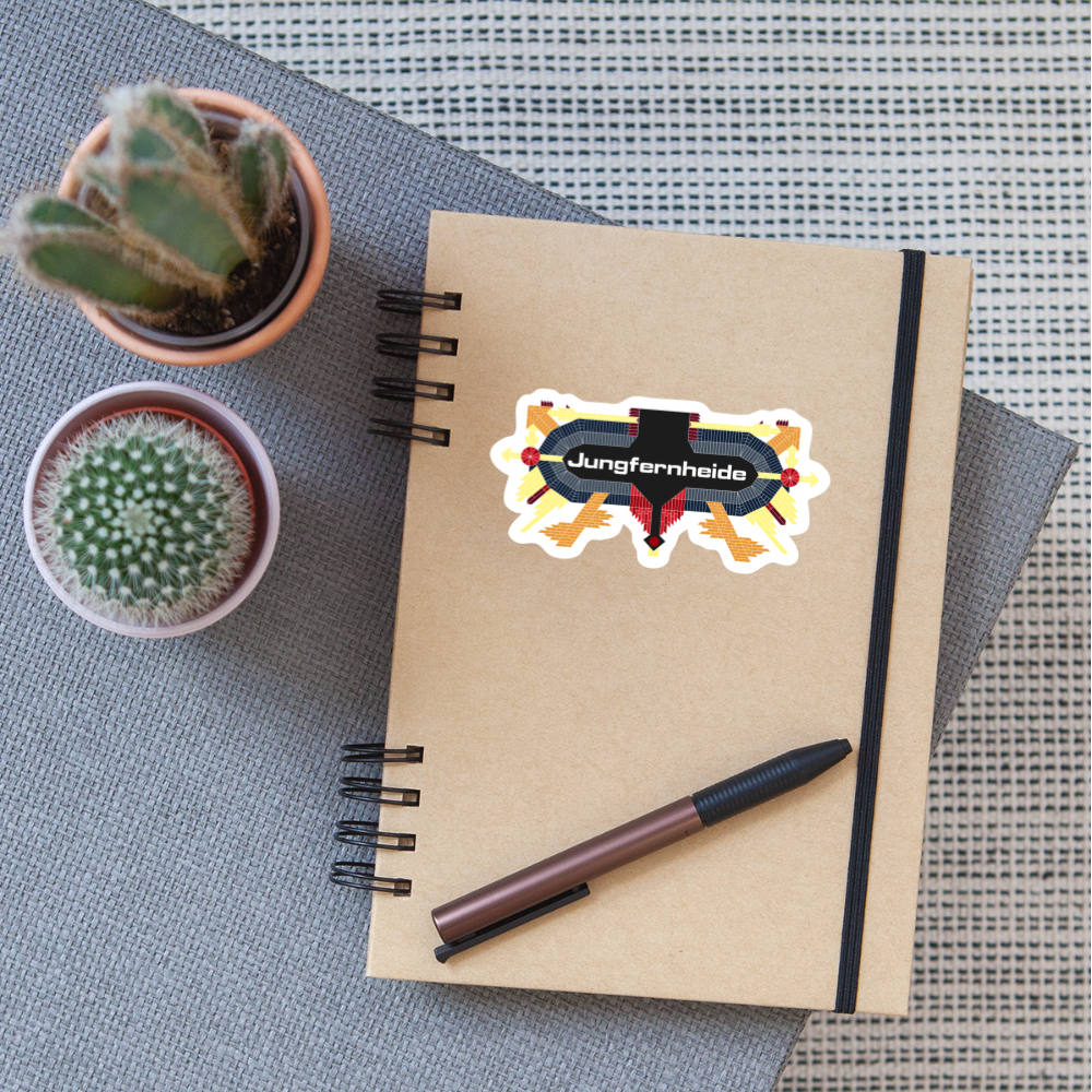Jungfernheide - Aufkleber - white matte