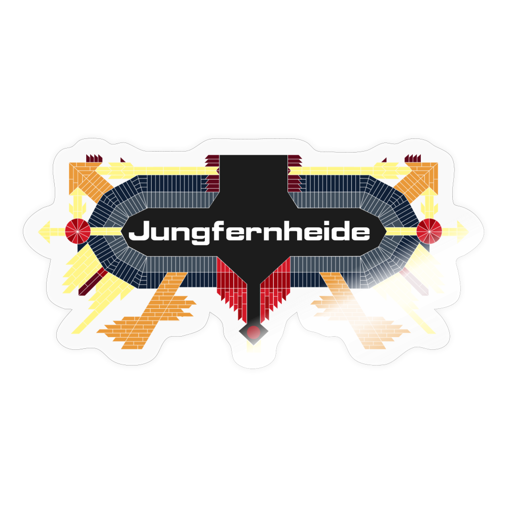 Jungfernheide - Aufkleber - transparent glossy