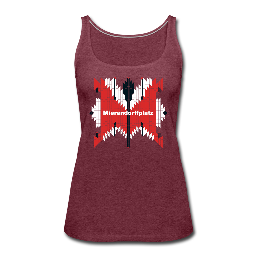 Mierendorffplatz - Frauen Premium Tank Top - heather burgundy
