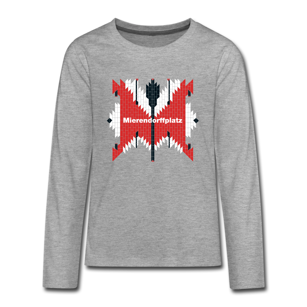 Mierendorffplatz - Teenager Langarmshirt - heather grey