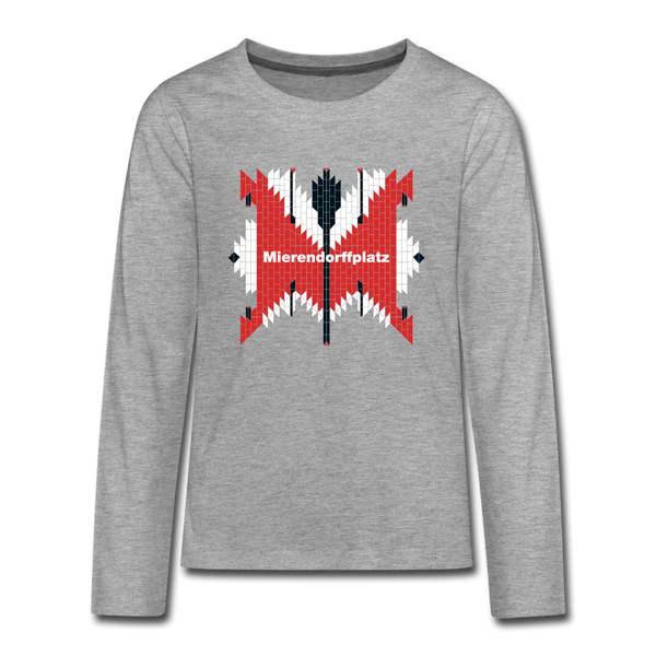 Mierendorffplatz - Teenager Langarmshirt - heather grey