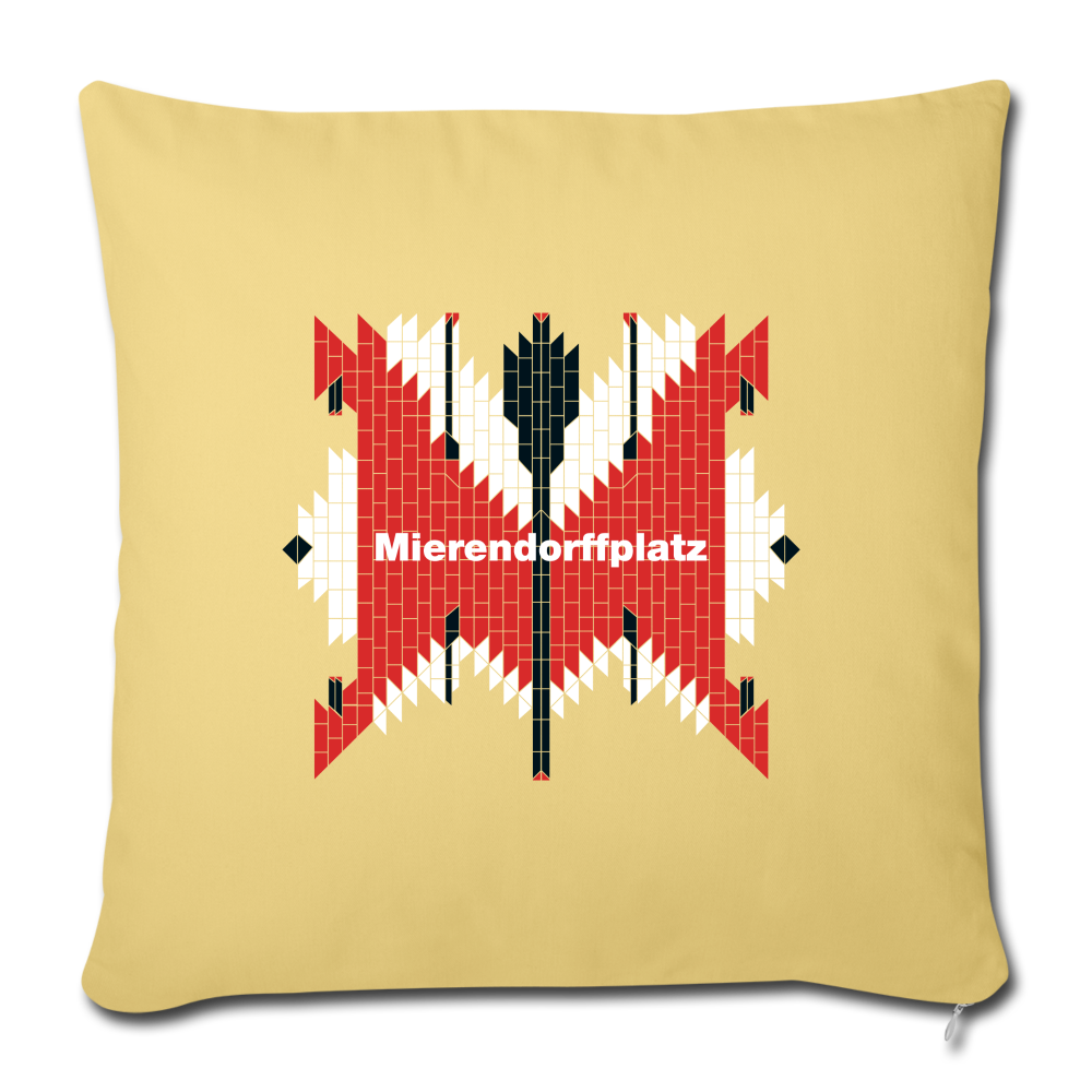 Mierendorffplatz - Sofakissen mit Füllung (45 x 45 cm) - washed yellow