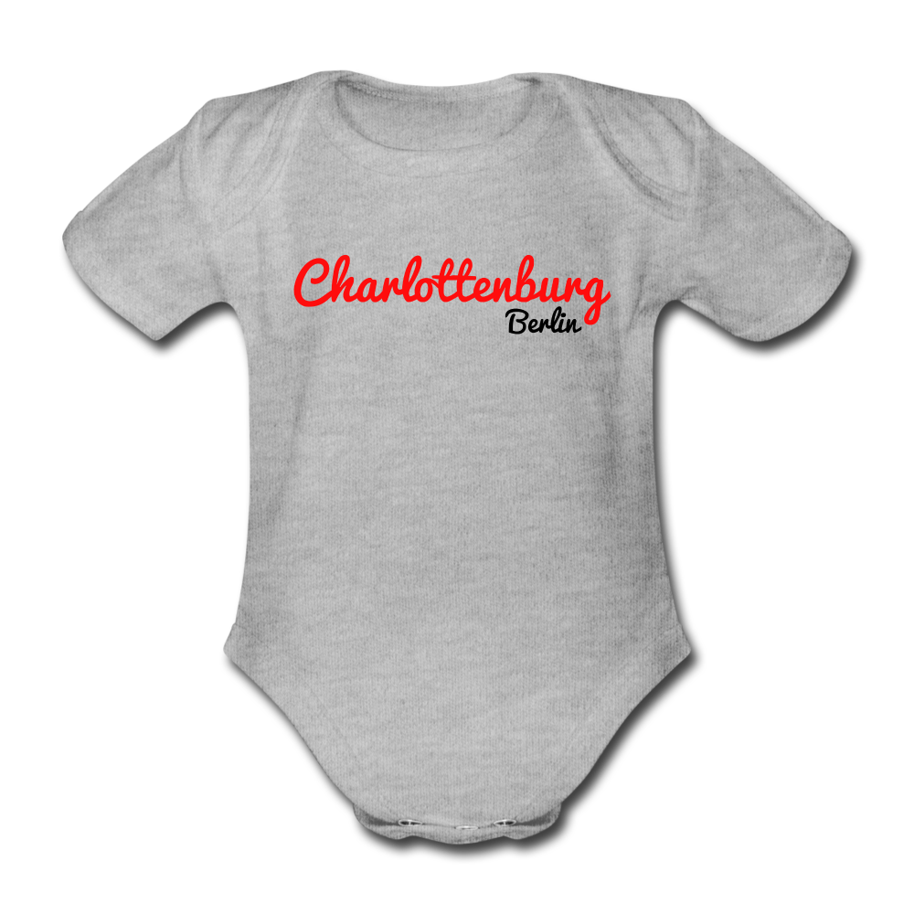 Charlottenburg Berlin - Bio-Kurzarmbody - heather grey