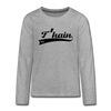 F'hain - Teenager Langarmshirt - heather grey