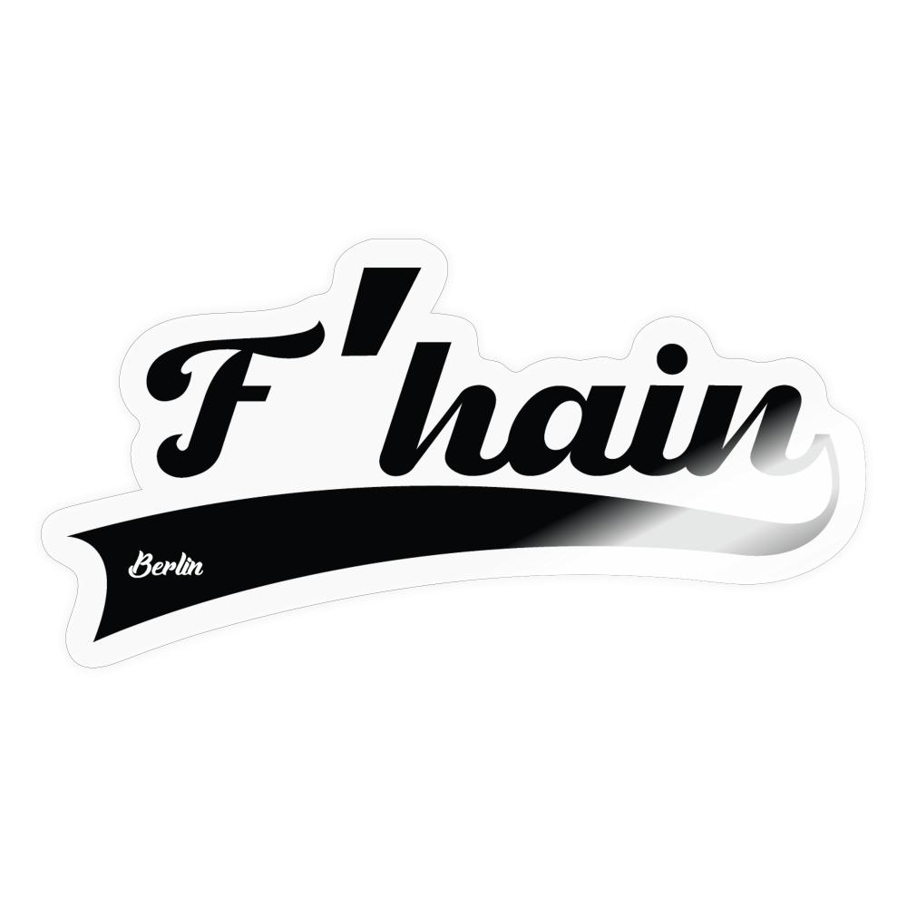 F'hain - Aufkleber - transparent glossy