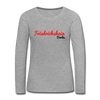 Friedrichshain Berlin - Frauen Premium Langarmshirt - heather grey