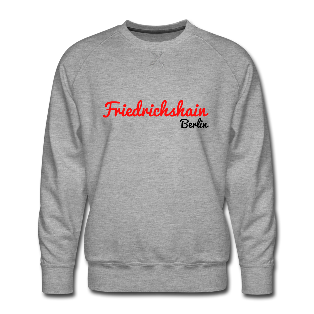 Friedrichshain Berlin - Männer Premium Sweatshirt - heather grey
