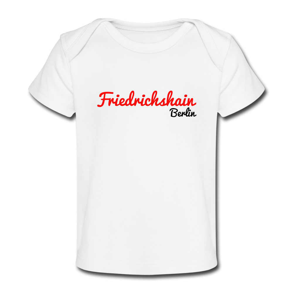 Friedrichshain Berlin - Baby Bio T-Shirt - white
