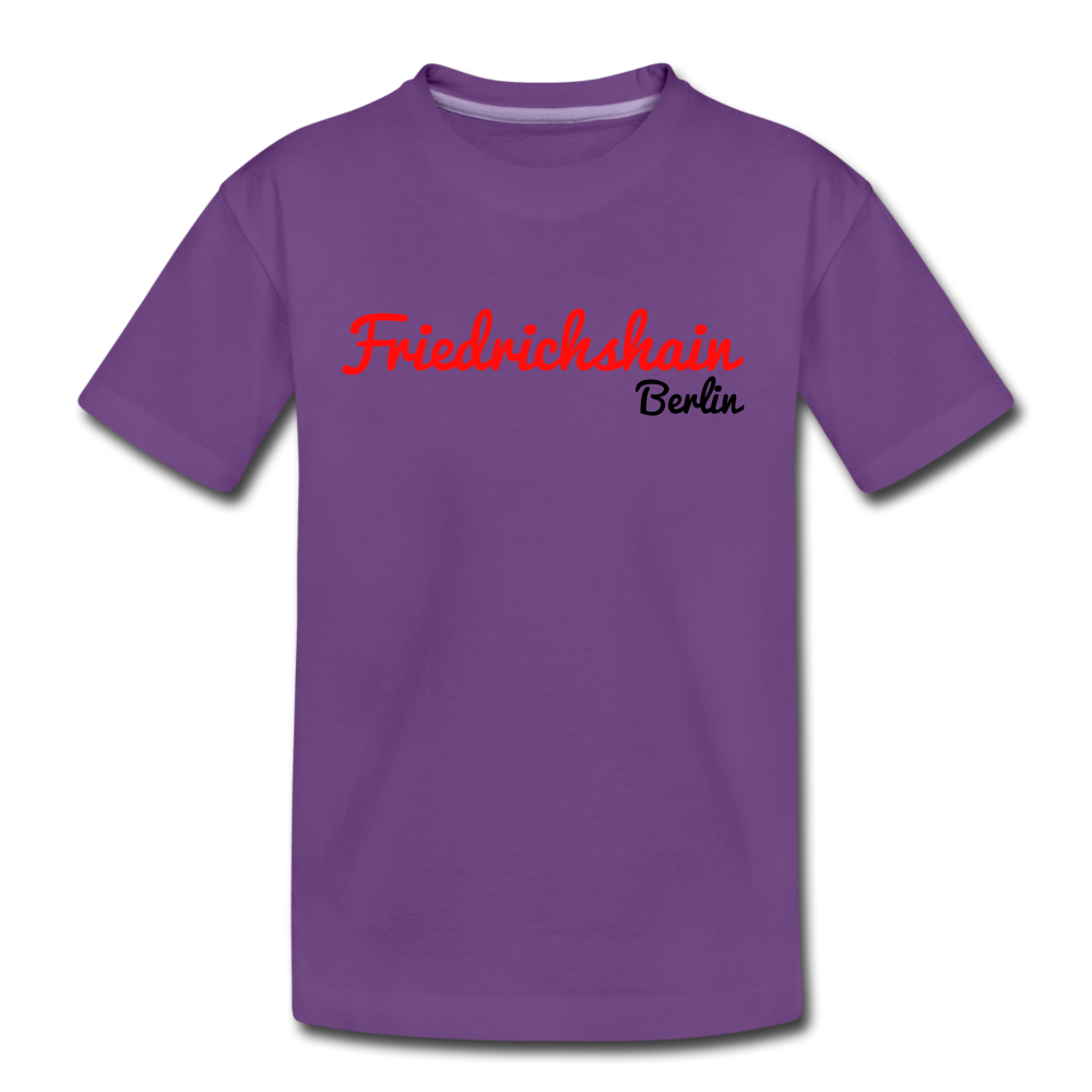 Friedrichshain Berlin - Teenager Premium T-Shirt - purple