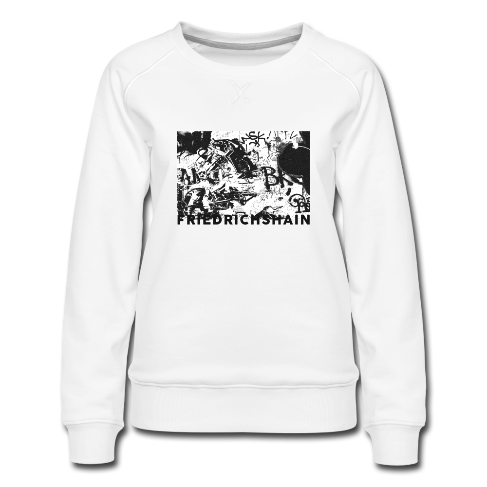 Friedrichshain Graffiti - Frauen Premium Sweatshirt - white