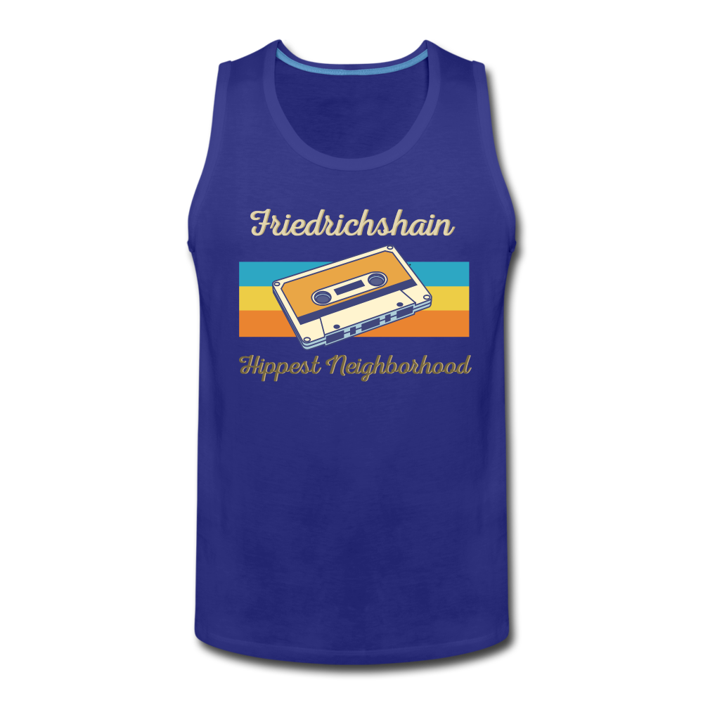 Friedrichshain Hippest Neighborhood - Männer Premium Tank Top - royal blue