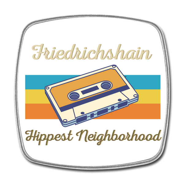 Friedrichshain Hippest Neighborhood - Kühlschrankmagnet - white