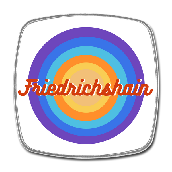 Friedrichshain Retro - Kühlschrankmagnet - white