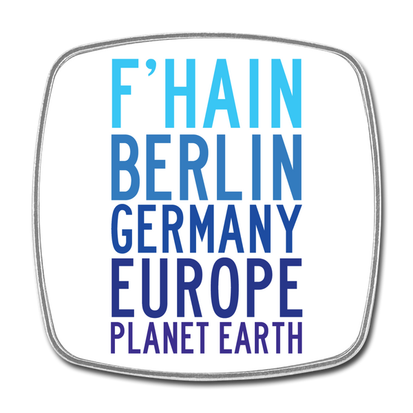 F'hain - Planet Earth - Kühlschrankmagnet - white