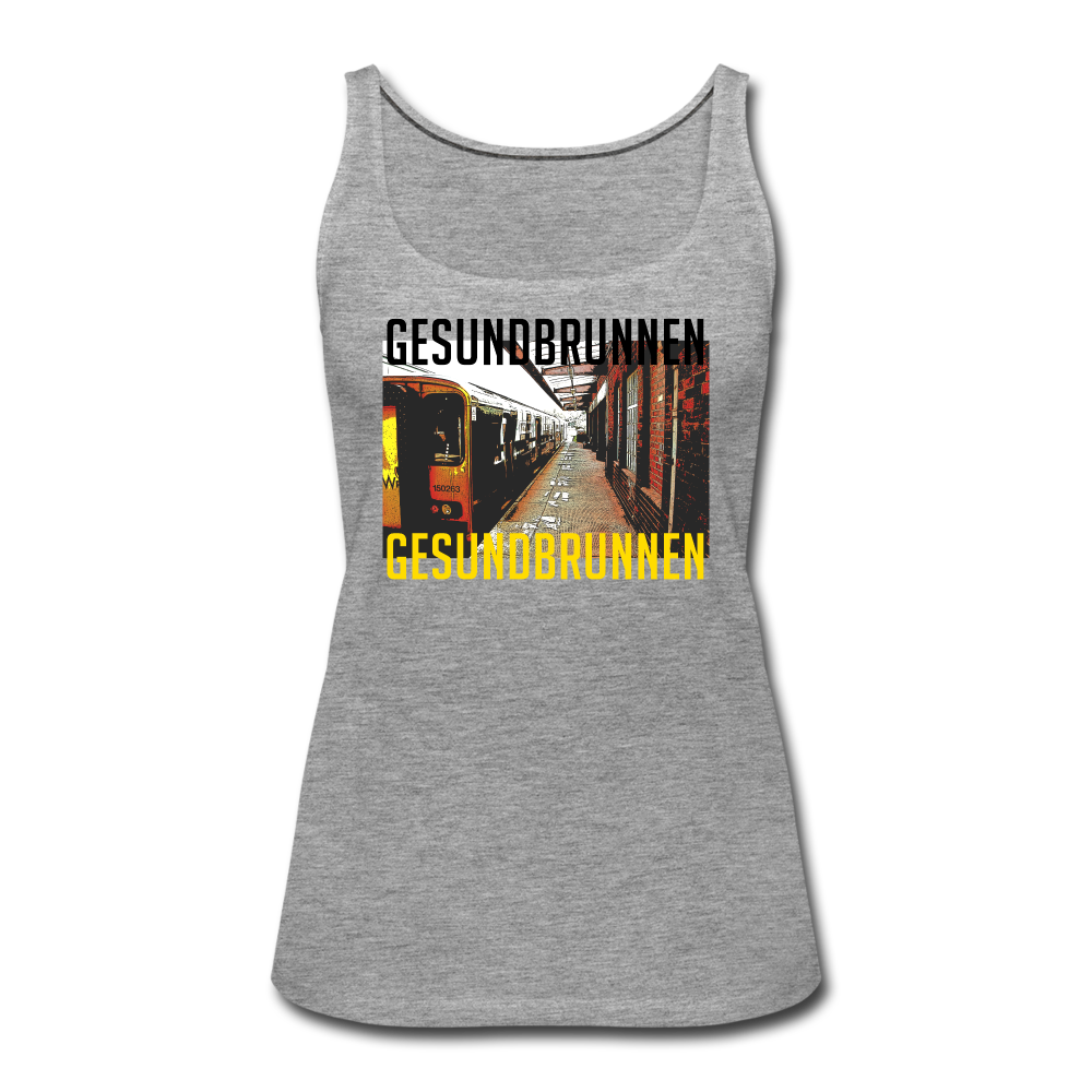 Gesundbrunnen Metro - Frauen Premium Tank Top - heather grey