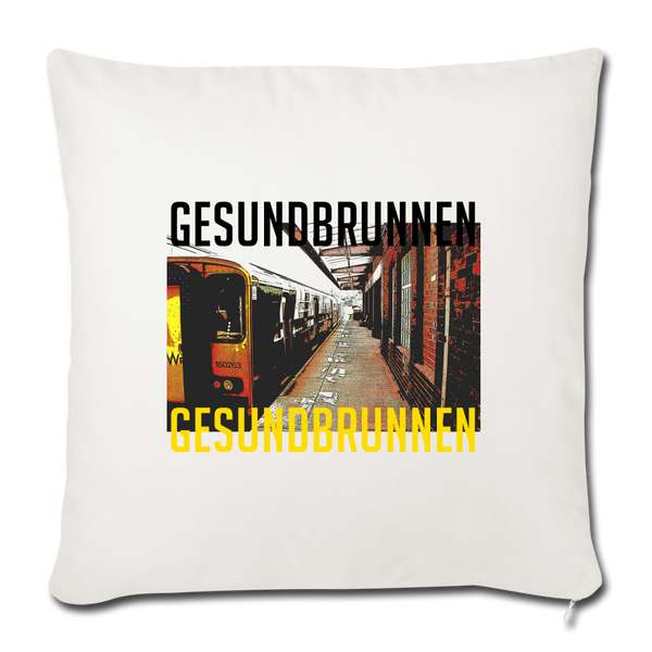 Gesundbrunnen Metro - Sofakissen mit Füllung (45 x 45 cm) - natural white
