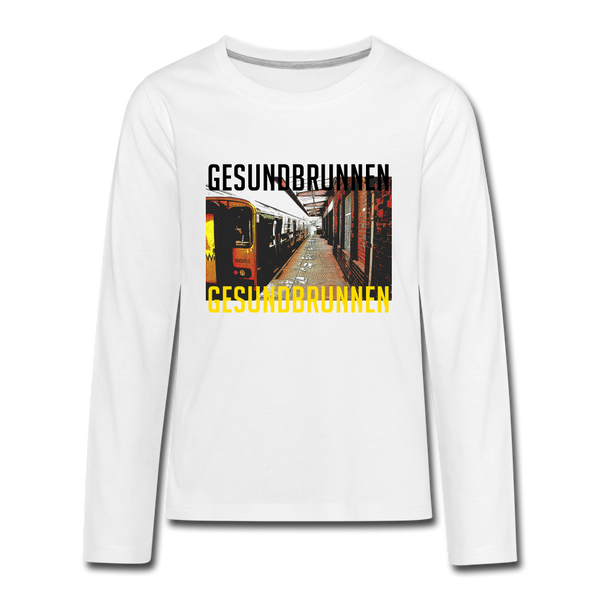 Gesundbrunnen Metro - Teenager Langarmshirt - white