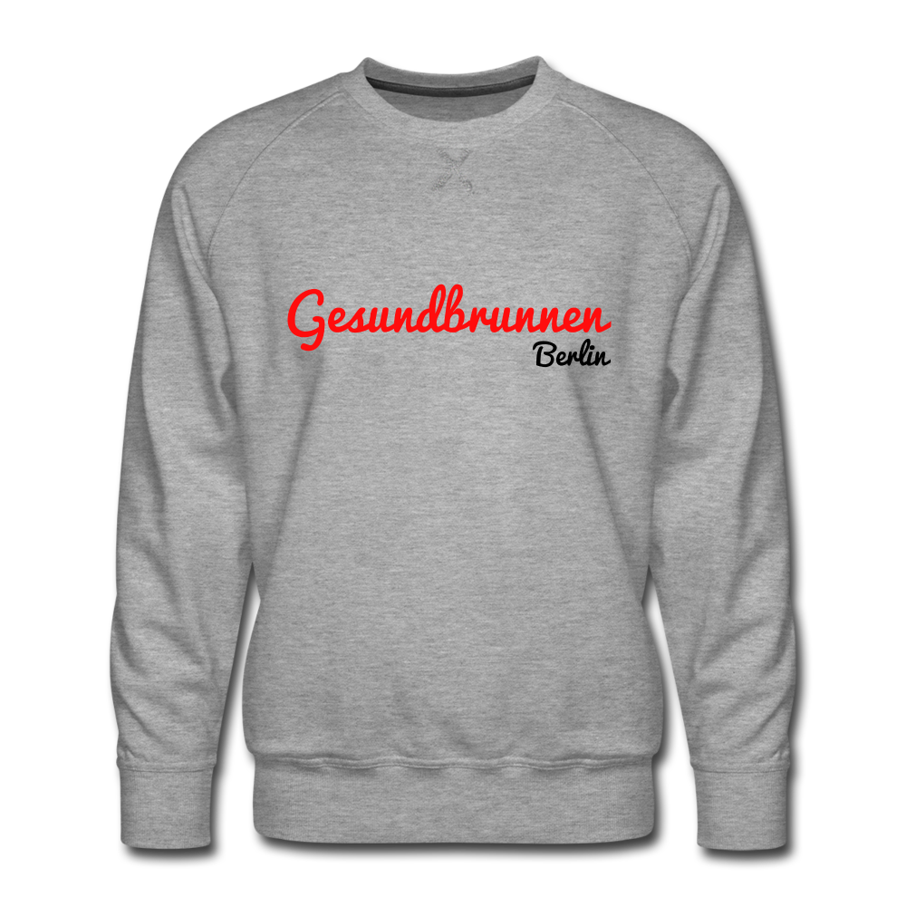 Gesundbrunnen Berlin - Männer Premium Sweatshirt - heather grey