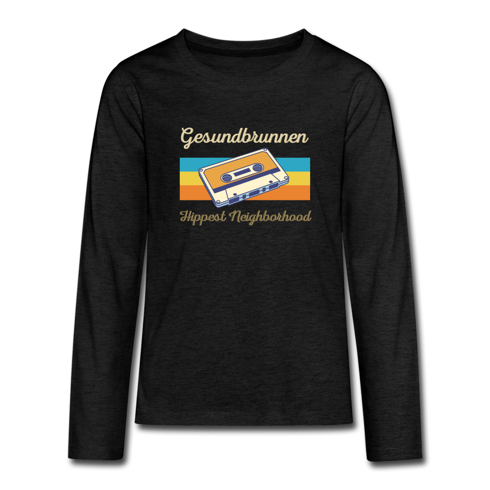 Gesundbrunnen Hippest Neighborhood - Teenager Langarmshirt - charcoal grey