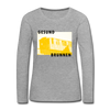 Gesundbrunnen Metro - Frauen Premium Langarmshirt - heather grey