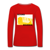 Gesundbrunnen Metro - Frauen Premium Langarmshirt - red
