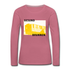 Gesundbrunnen Metro - Frauen Premium Langarmshirt - mauve