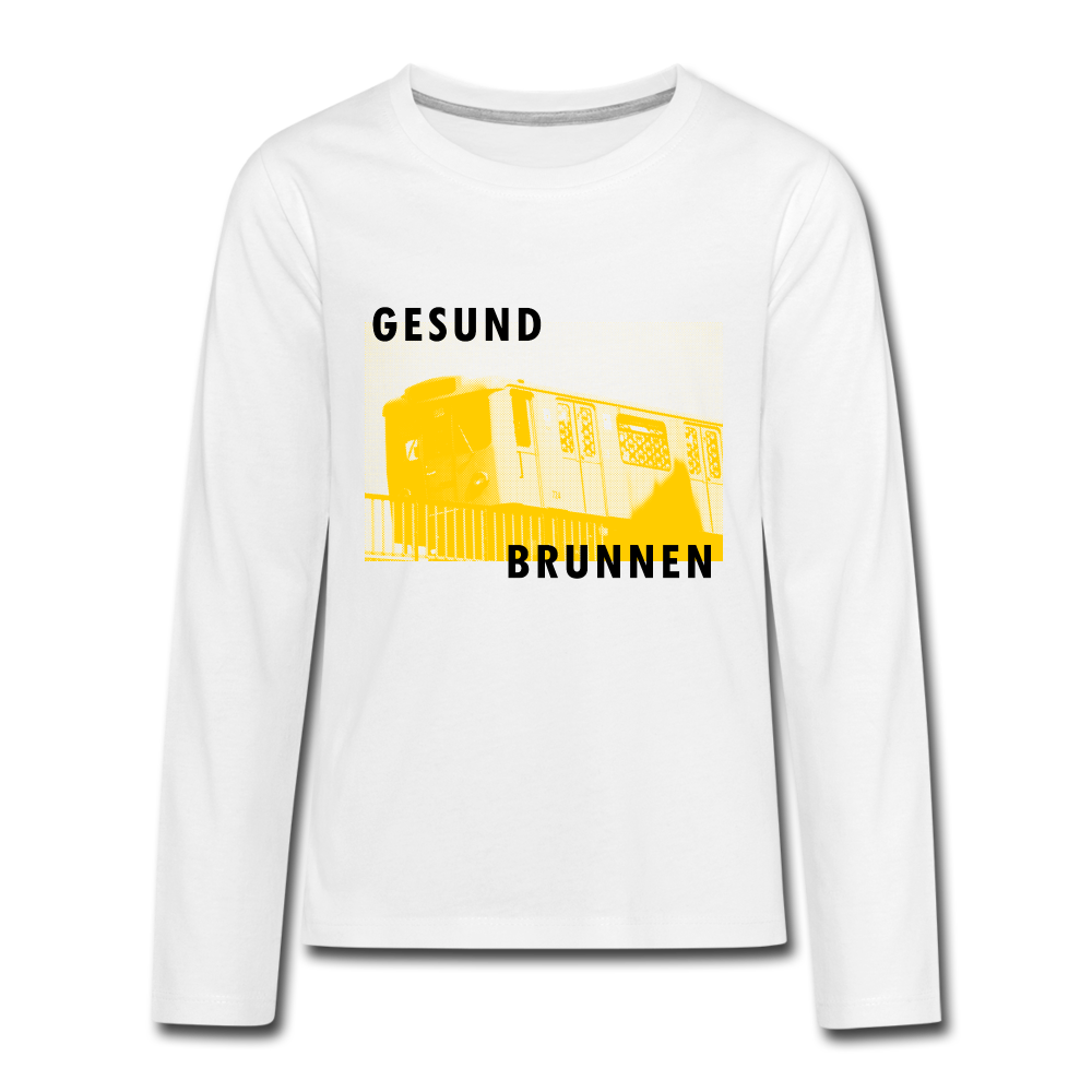 Gesundbrunnen Metro - Teenager Langarmshirt - white