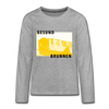 Gesundbrunnen Metro - Teenager Langarmshirt - heather grey