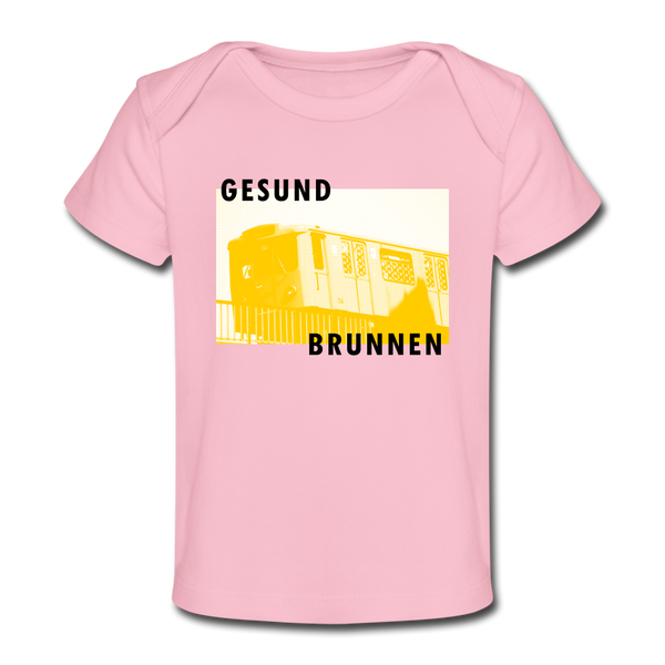 Gesundbrunnen Metro - Baby Bio T-Shirt - light pink