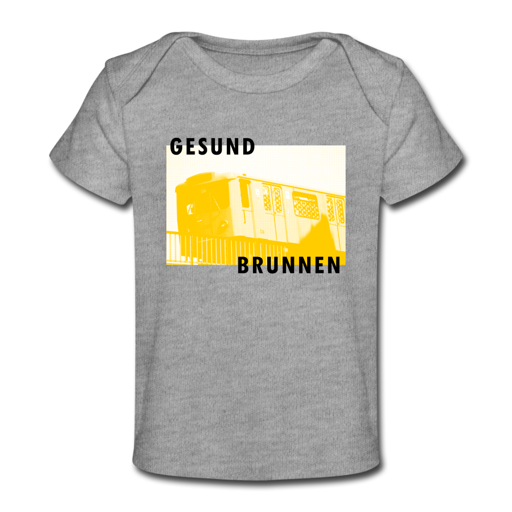 Gesundbrunnen Metro - Baby Bio T-Shirt - heather grey