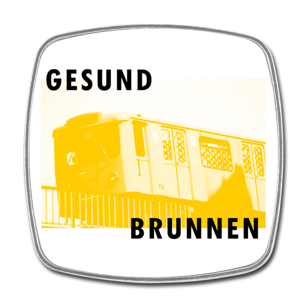 Gesundbrunnen Metro - Kühlschrankmagnet - white