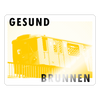 Gesundbrunnen Metro - Aufkleber - white glossy