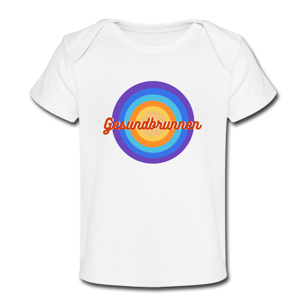 Gesundbrunnen Retro - Baby Bio T-Shirt - white