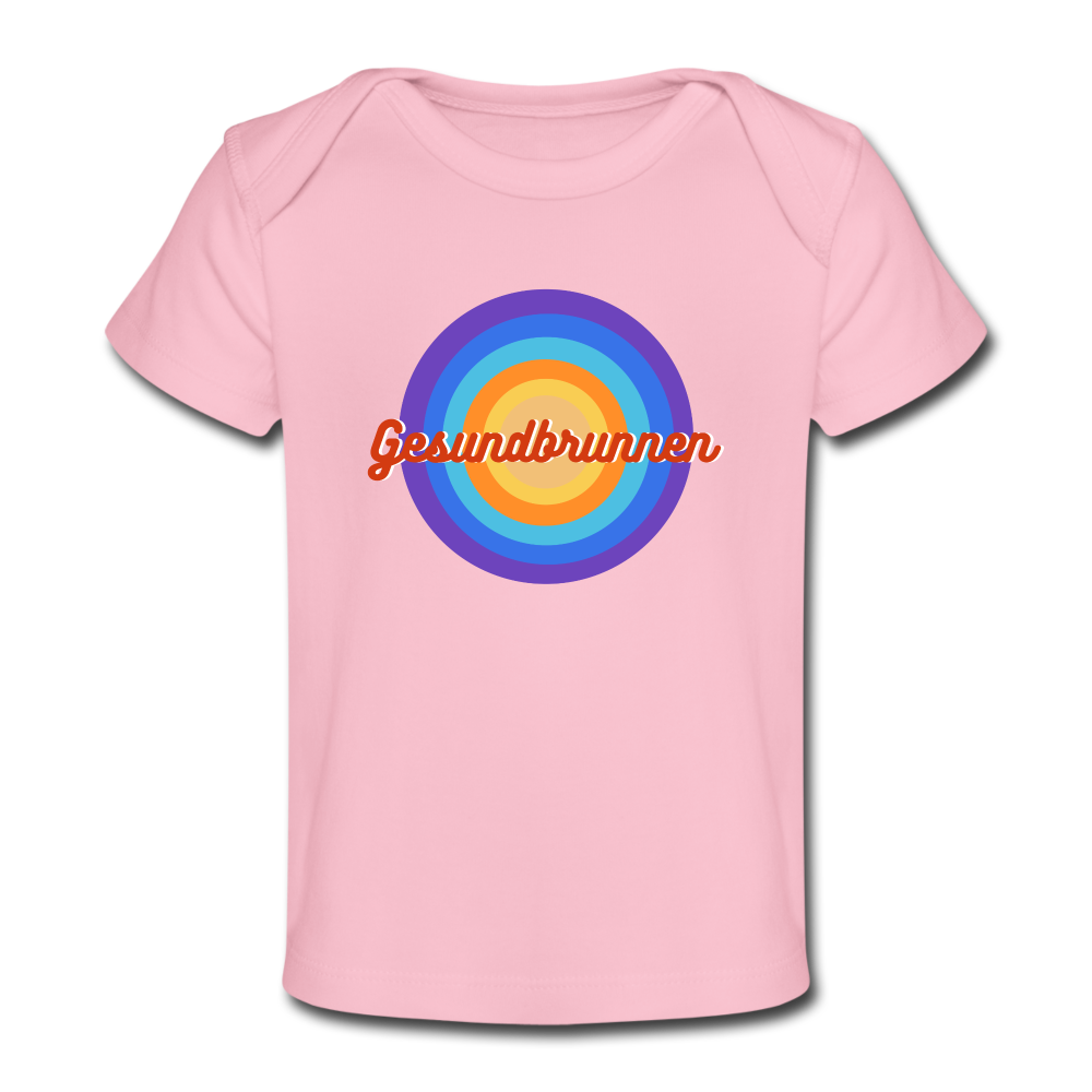 Gesundbrunnen Retro - Baby Bio T-Shirt - light pink