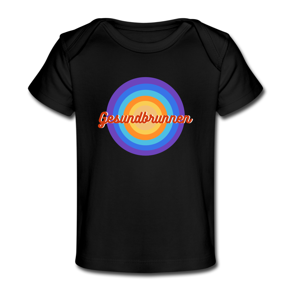 Gesundbrunnen Retro - Baby Bio T-Shirt - black