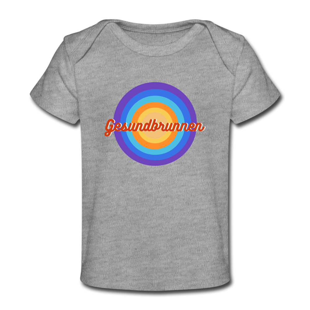 Gesundbrunnen Retro - Baby Bio T-Shirt - heather grey