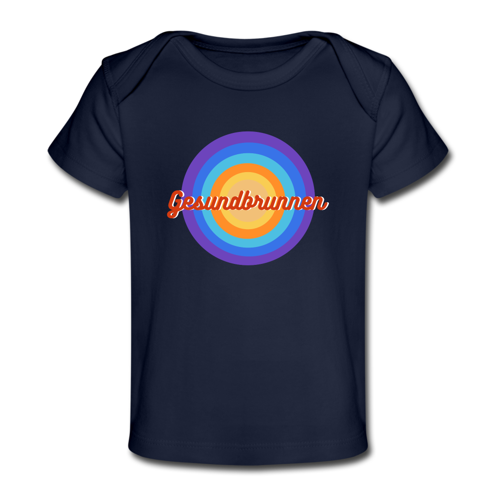 Gesundbrunnen Retro - Baby Bio T-Shirt - dark navy