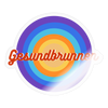 Gesundbrunnen Retro - Aufkleber - transparent glossy