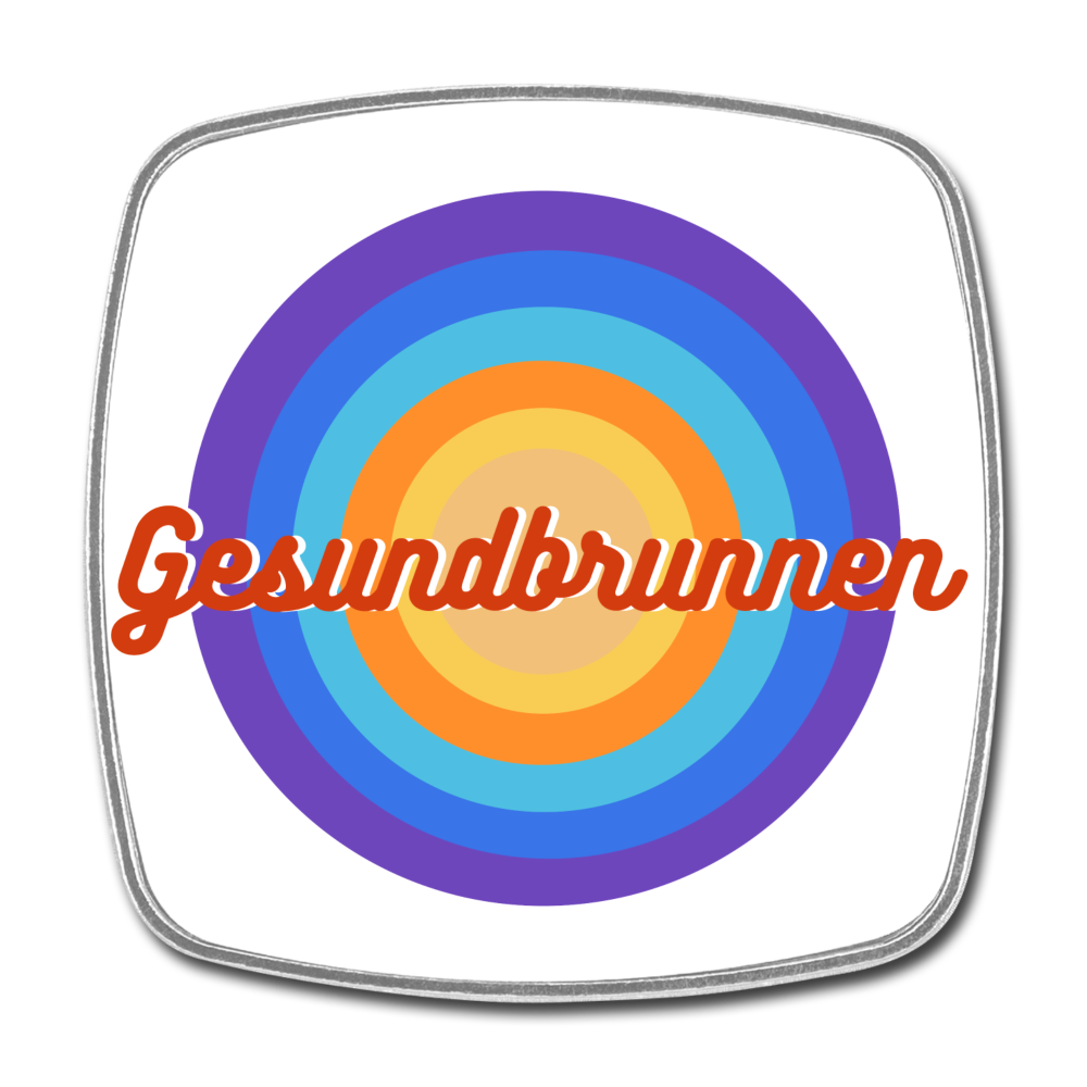 Gesundbrunnen Retro - Kühlschrankmagnet - white