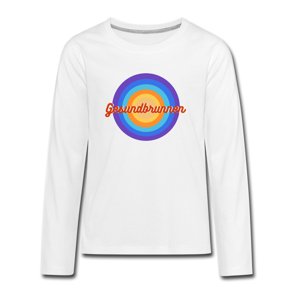 Gesundbrunnen Retro - Teenager Langarmshirt - white