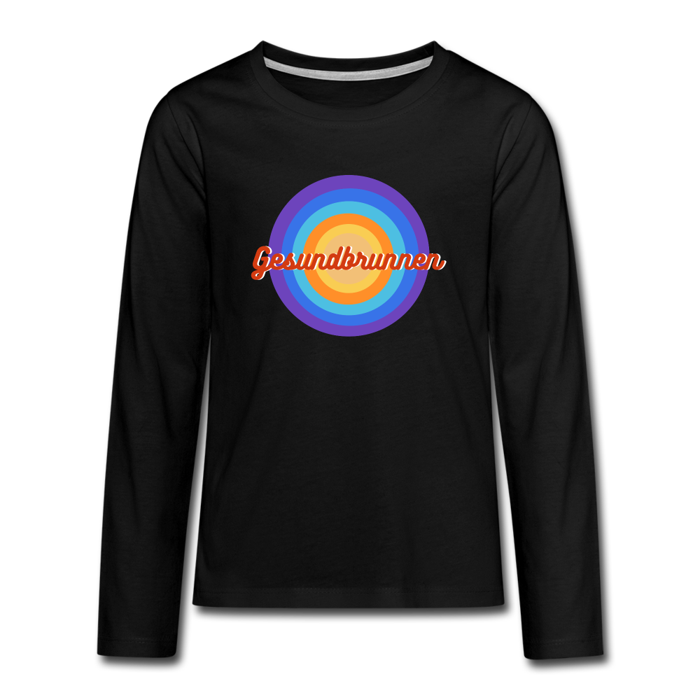 Gesundbrunnen Retro - Teenager Langarmshirt - black