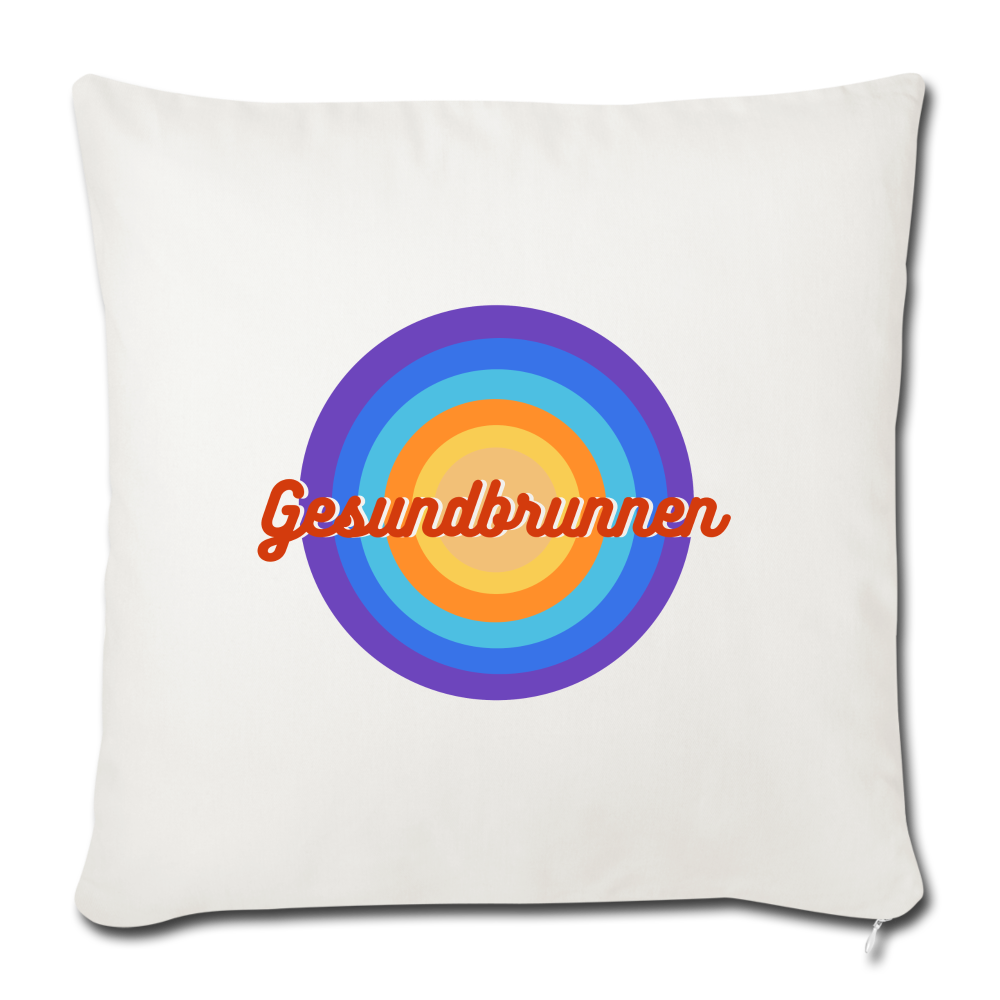 Gesundbrunnen Retro - Sofakissen mit Füllung (45 x 45 cm) - natural white