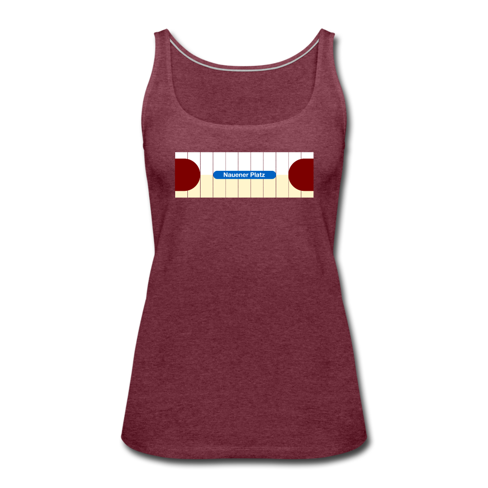 Nauener platz - Frauen Premium Tank Top - heather burgundy
