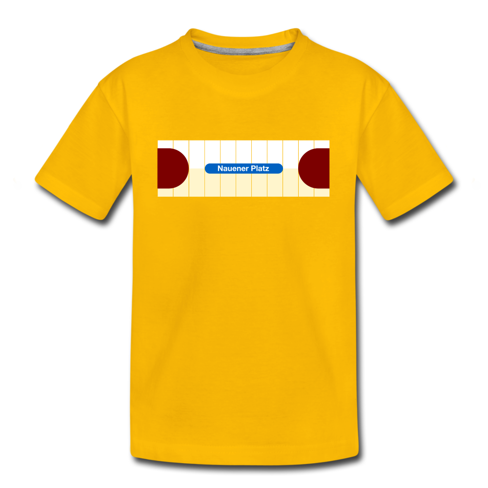 Nauener platz - Teenager Premium T-Shirt - sun yellow