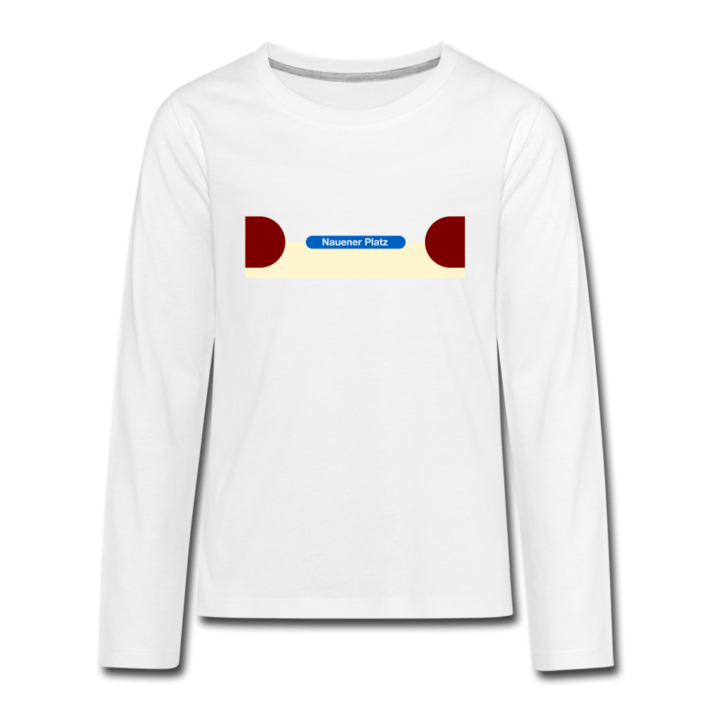 Nauener platz - Teenager Langarmshirt - white