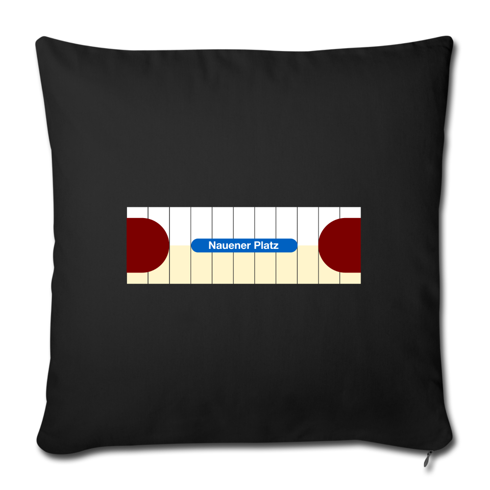 Nauener platz - Sofakissen mit Füllung (45 x 45 cm) - black